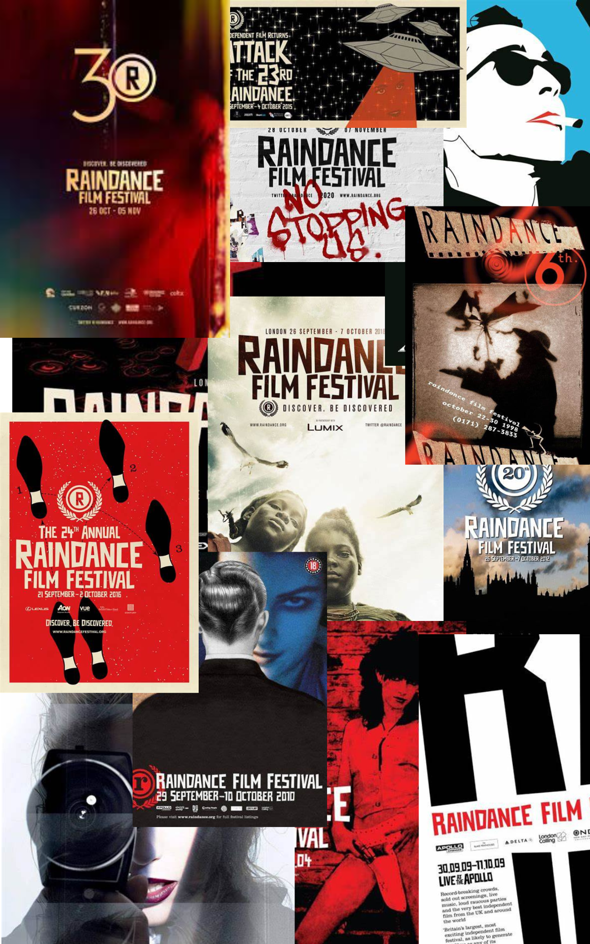 Image of raindance film festival posters