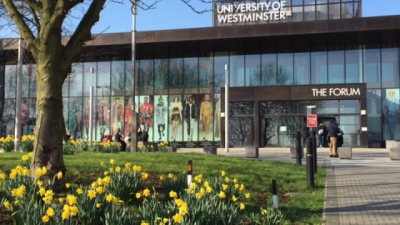an image of the exterior of University of Westminster campus